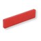 Cale plastique plate rouge larg.24 x long.100 x épai.6mm